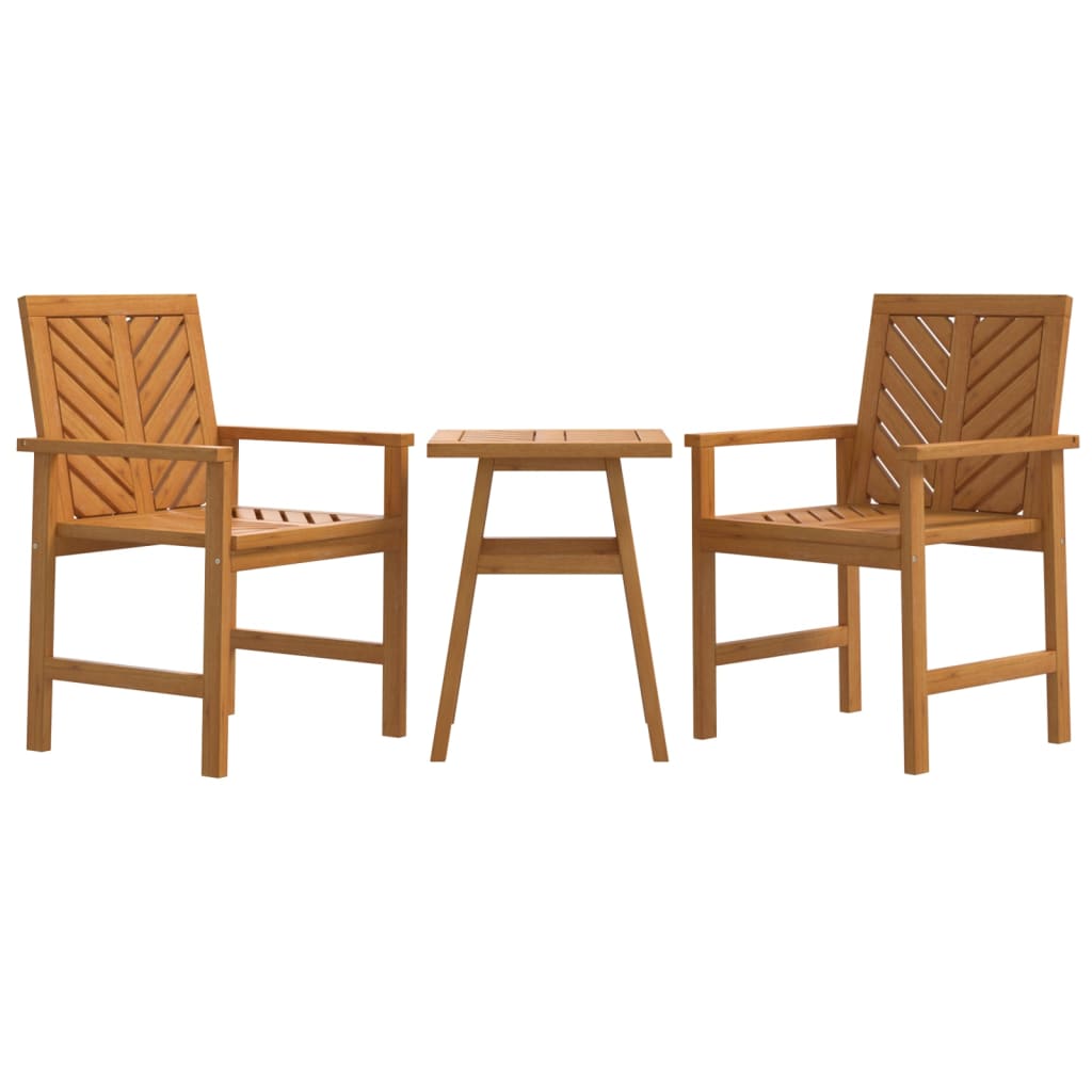 vidaXL Garden Lounge Set | Natural Brown | Solid acacia wood | Medium | Durable