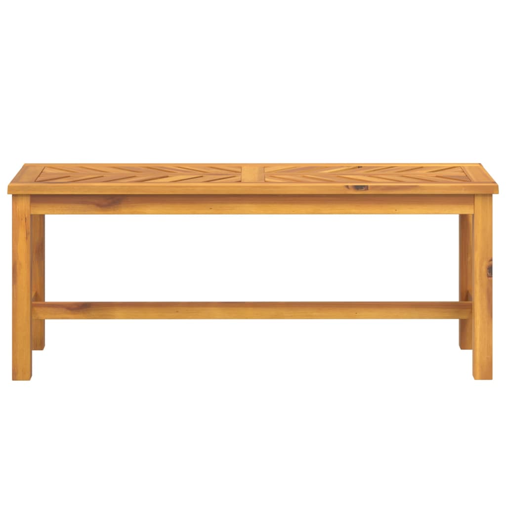 vidaXL Garden Bench 110 cm Solid Wood Acacia