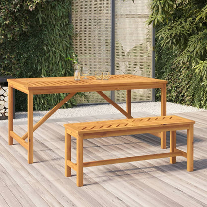 vidaXL Garden Bench 110 cm Solid Wood Acacia