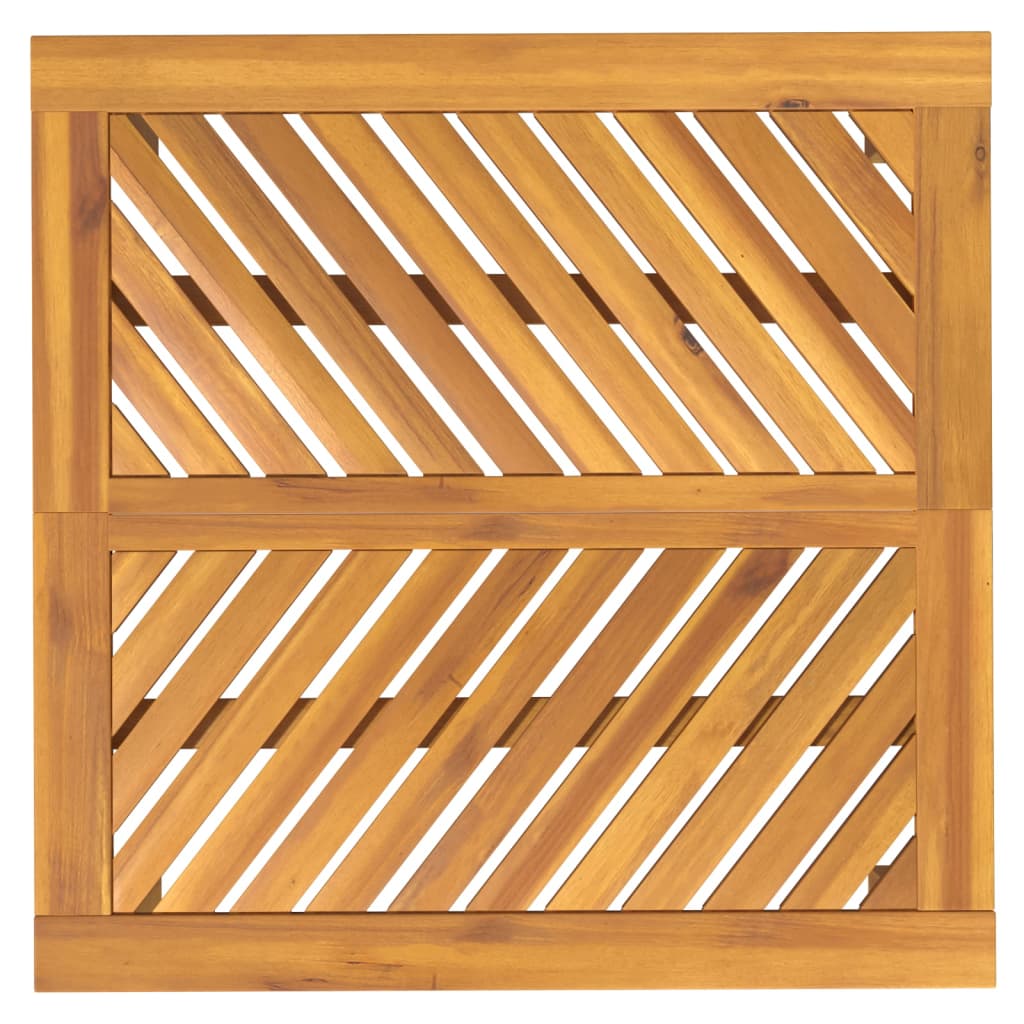 vidaXL Garden Dining Table 90x90x74 cm Solid Wood Acacia