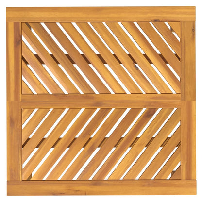 vidaXL Garden Dining Table 90x90x74 cm Solid Wood Acacia