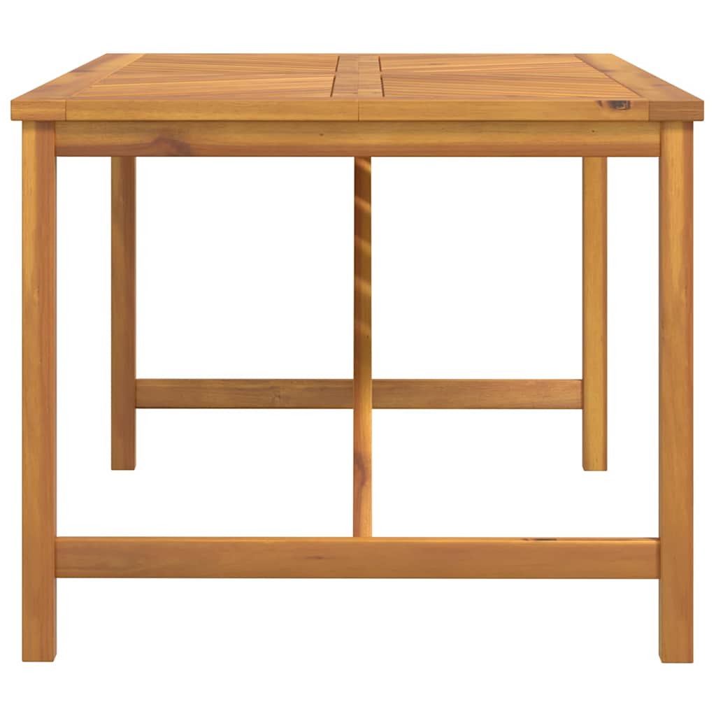 vidaXL Garden Dining Table 150x90x74 cm Solid Wood Acacia