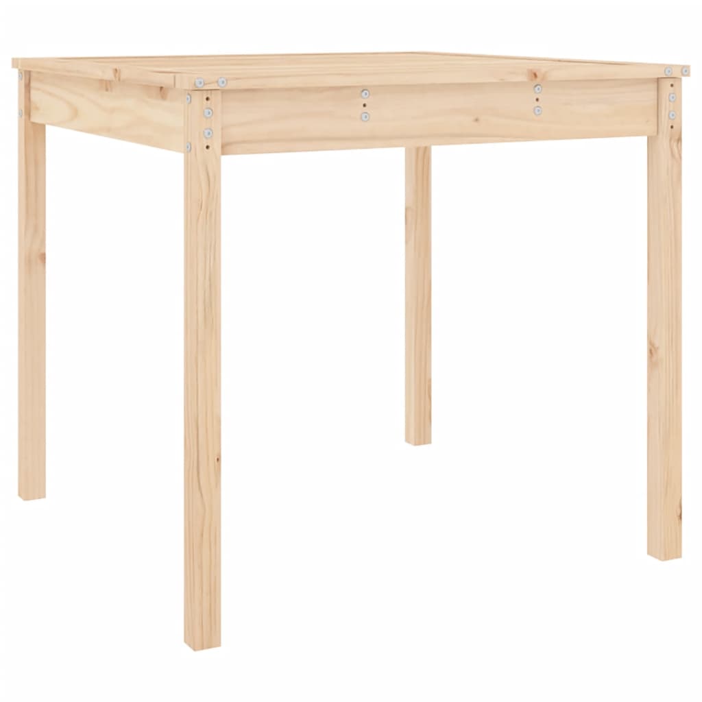vidaXL Garden Table 82,5x82,5x76 cm Solid Wood Pine