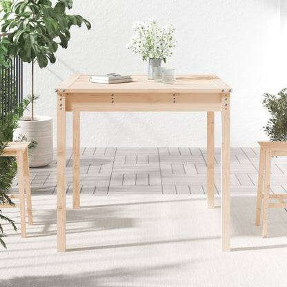 vidaXL Garden Table 82,5x82,5x76 cm Solid Wood Pine