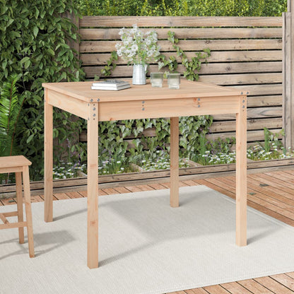 vidaXL Garden Table 82,5x82,5x76 cm Solid Wood Pine