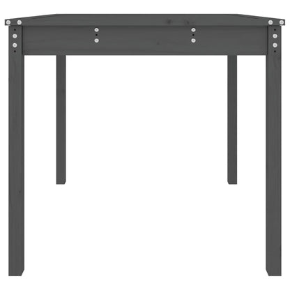 vidaXL Garden Table Grey 82.5x82.5x76 cm Solid Wood Pine