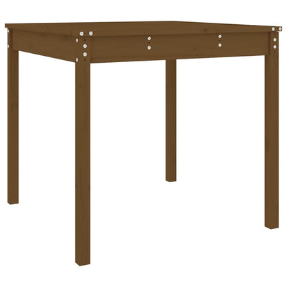 vidaXL Garden Table Honey Brown 82,5x82,5x76 cm Solid Wood Pine