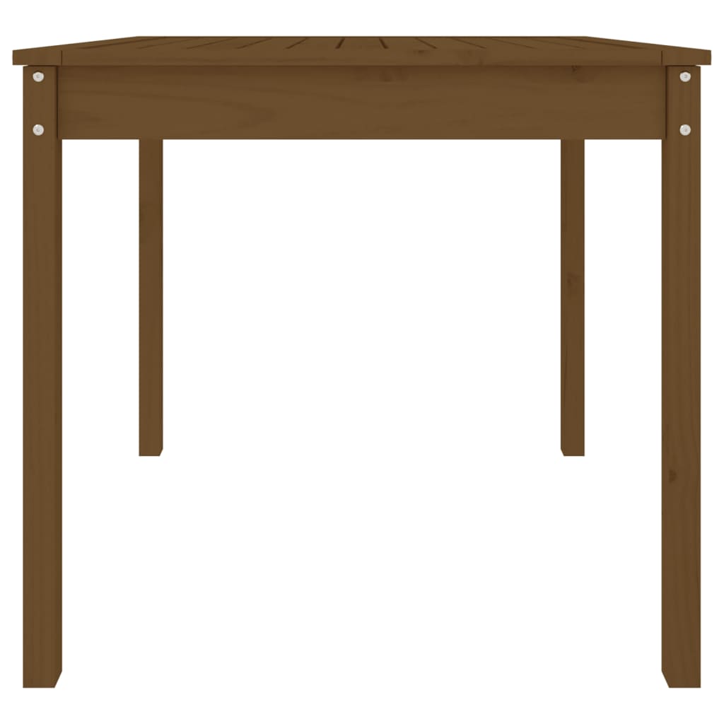 vidaXL Garden Table Honey Brown 82,5x82,5x76 cm Solid Wood Pine