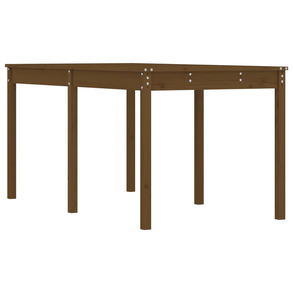 vidaXL Garden Table Honey Brown 159,5x82,5x76 cm Solid Wood Pine