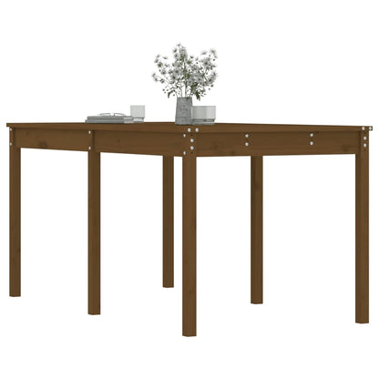 vidaXL Garden Table Honey Brown 159,5x82,5x76 cm Solid Wood Pine