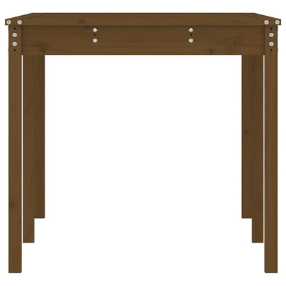 vidaXL Garden Table Honey Brown 159.5x82.5x76 cm Solid Wood Pine