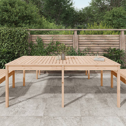 vidaXL Garden Table 203,5x100x76 cm Solid Wood Pine