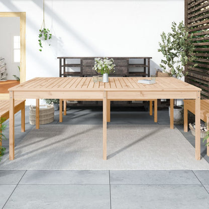 vidaXL Garden Table 203,5x100x76 cm Solid Wood Pine