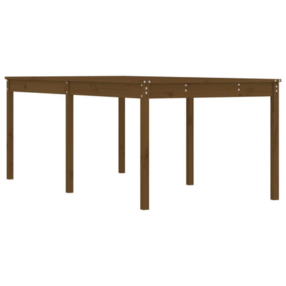 vidaXL Garden Table Honey Brown 203,5x100x76 cm Solid Wood Pine