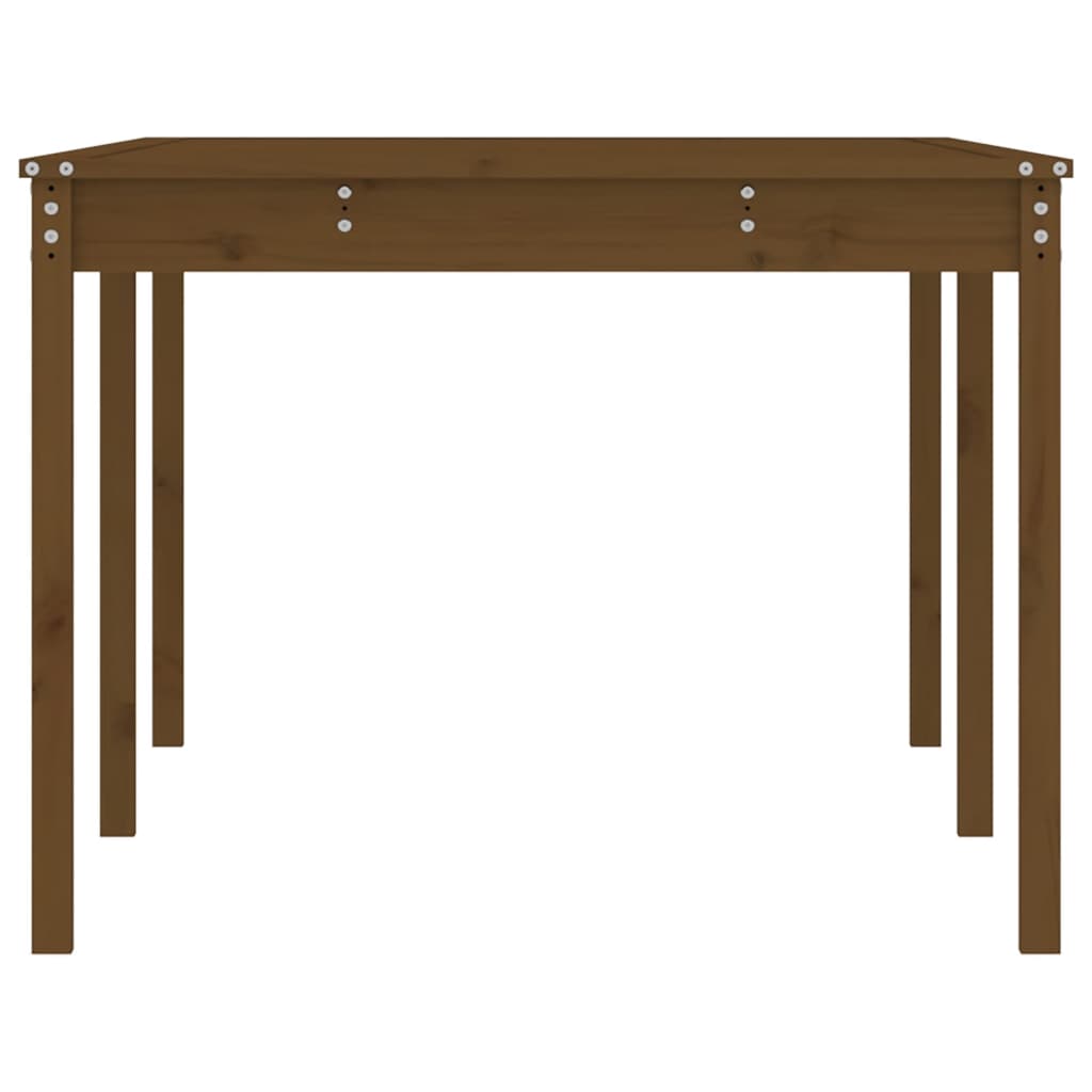 vidaXL Garden Table Honey Brown 203,5x100x76 cm Solid Wood Pine