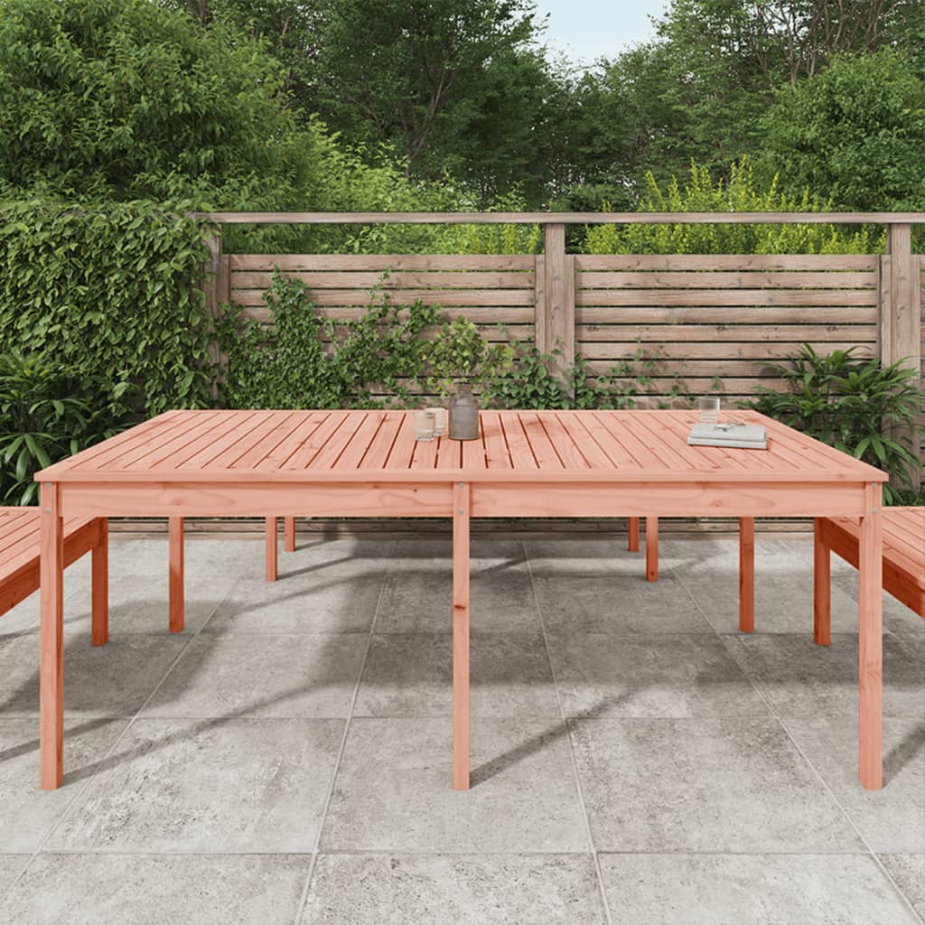 vidaXL Garden Table 203,5x100x76 cm Solid Wood Douglas
