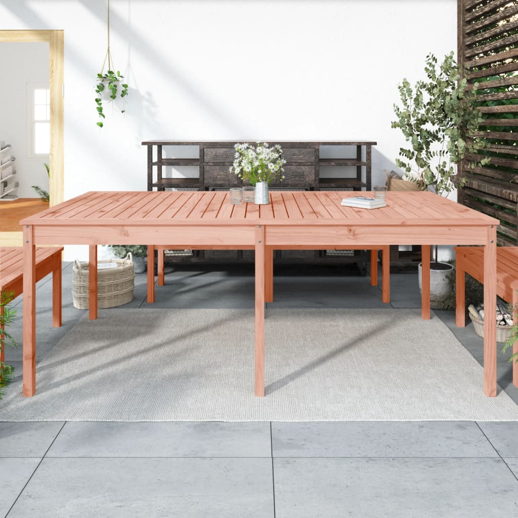 vidaXL Garden Table 203,5x100x76 cm Solid Wood Douglas