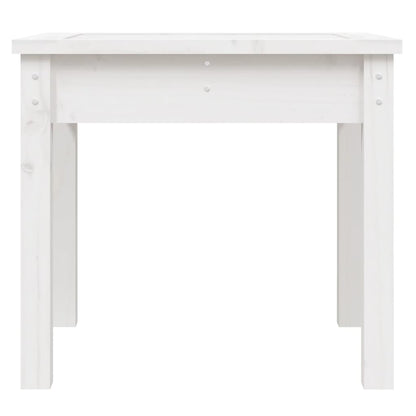 vidaXL Garden Bench White 50x44x45 cm Solid Wood Pine