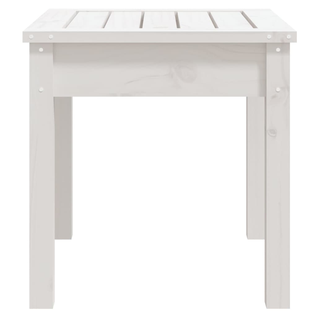 vidaXL Garden Bench White 50x44x45 cm Solid Wood Pine