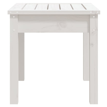 vidaXL Garden Bench White 50x44x45 cm Solid Wood Pine