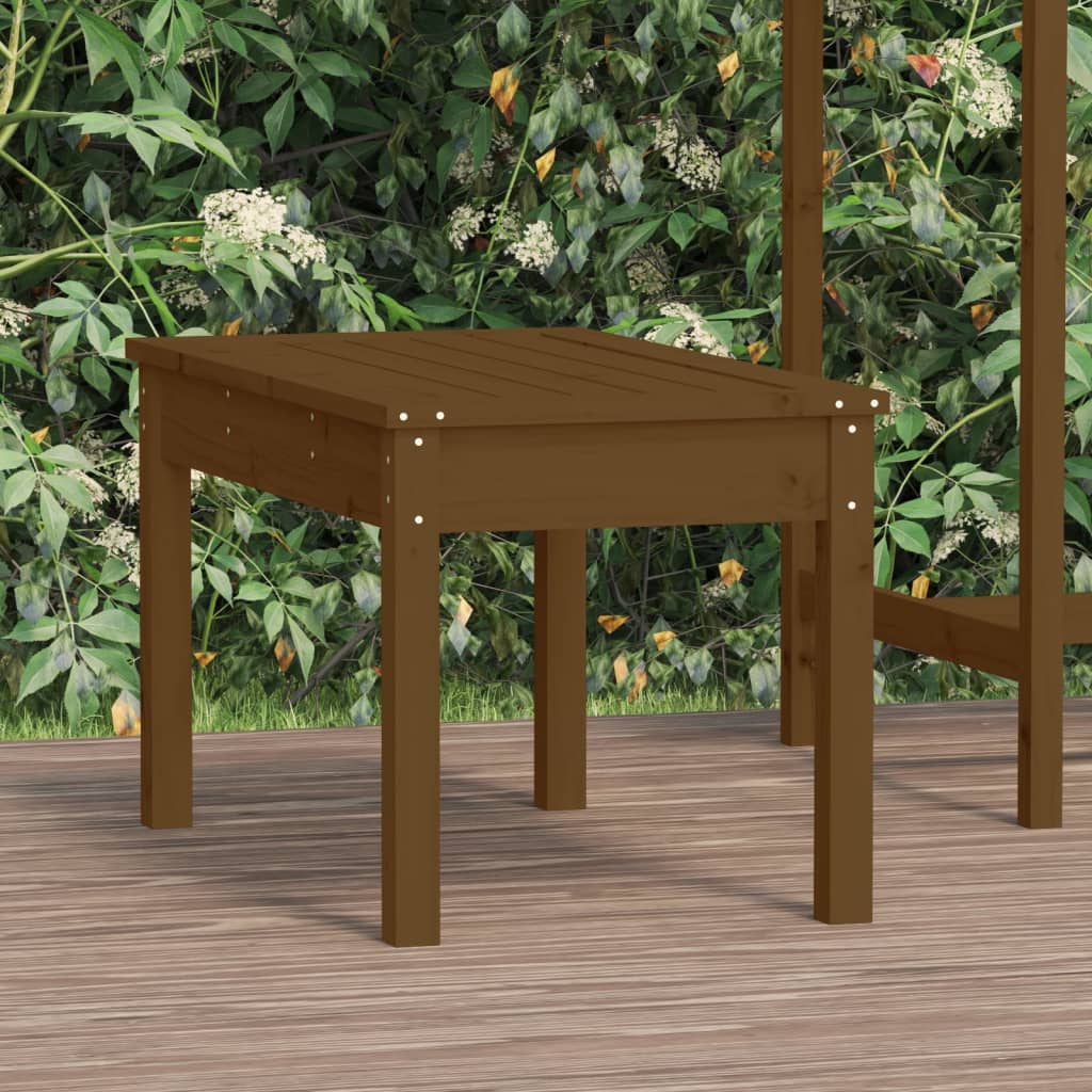 vidaXL Garden Bench Honey Brown 80x44x45 cm Solid Wood Pine
