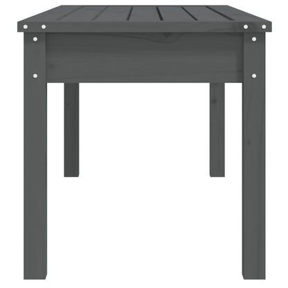 vidaXL Garden Bench | Grey | Solid pine wood | Medium | Classic/Traditional