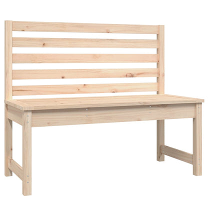 vidaXL Garden Bench 109 cm Solid Wood Pine