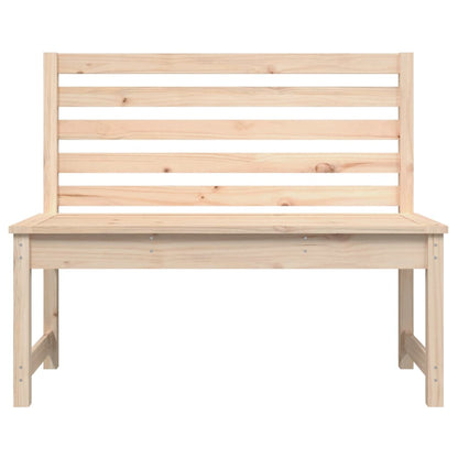 vidaXL Garden Bench 109 cm Solid Wood Pine