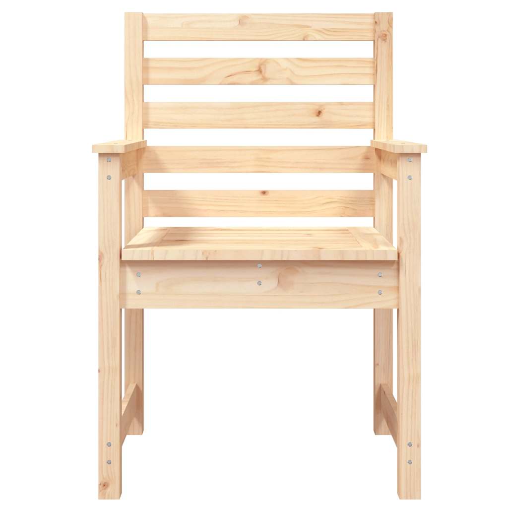vidaXL Garden Chairs 2 pcs 60x48x91 cm Solid Wood Pine