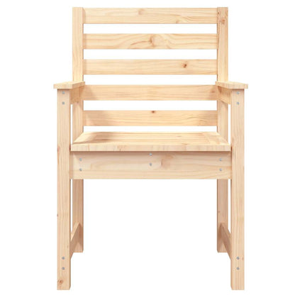 vidaXL Garden Chairs 2 pcs 60x48x91 cm Solid Wood Pine
