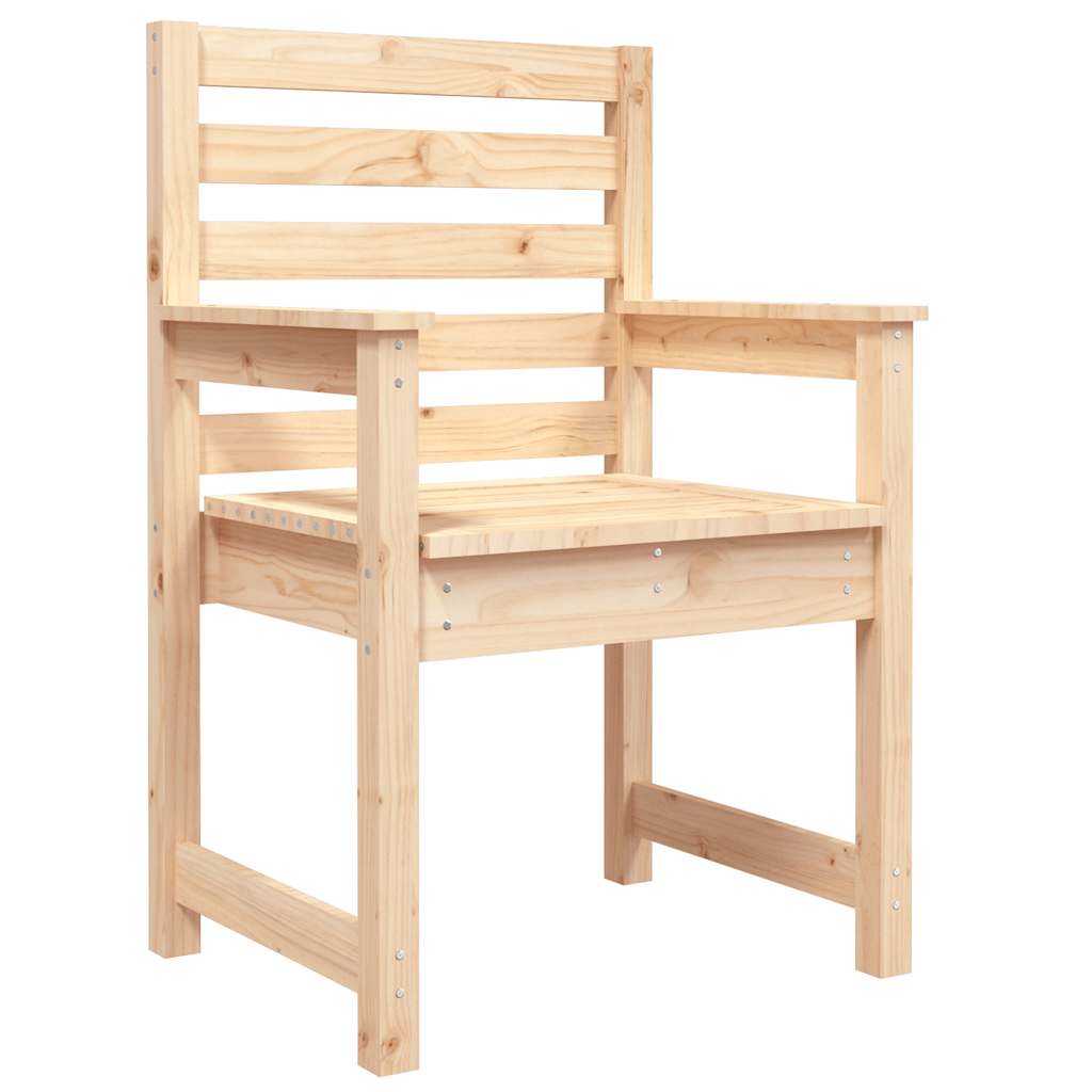 vidaXL Garden Chairs 2 pcs 60x48x91 cm Solid Wood Pine