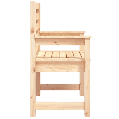 vidaXL Garden Chairs 2 pcs 60x48x91 cm Solid Wood Pine