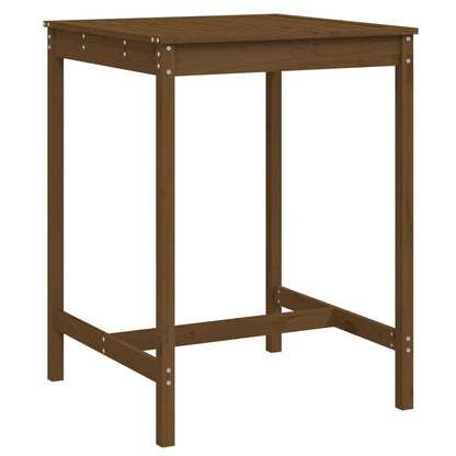 vidaXL Garden Table Honey Brown 82,5x82,5x110 cm Solid Wood Pine