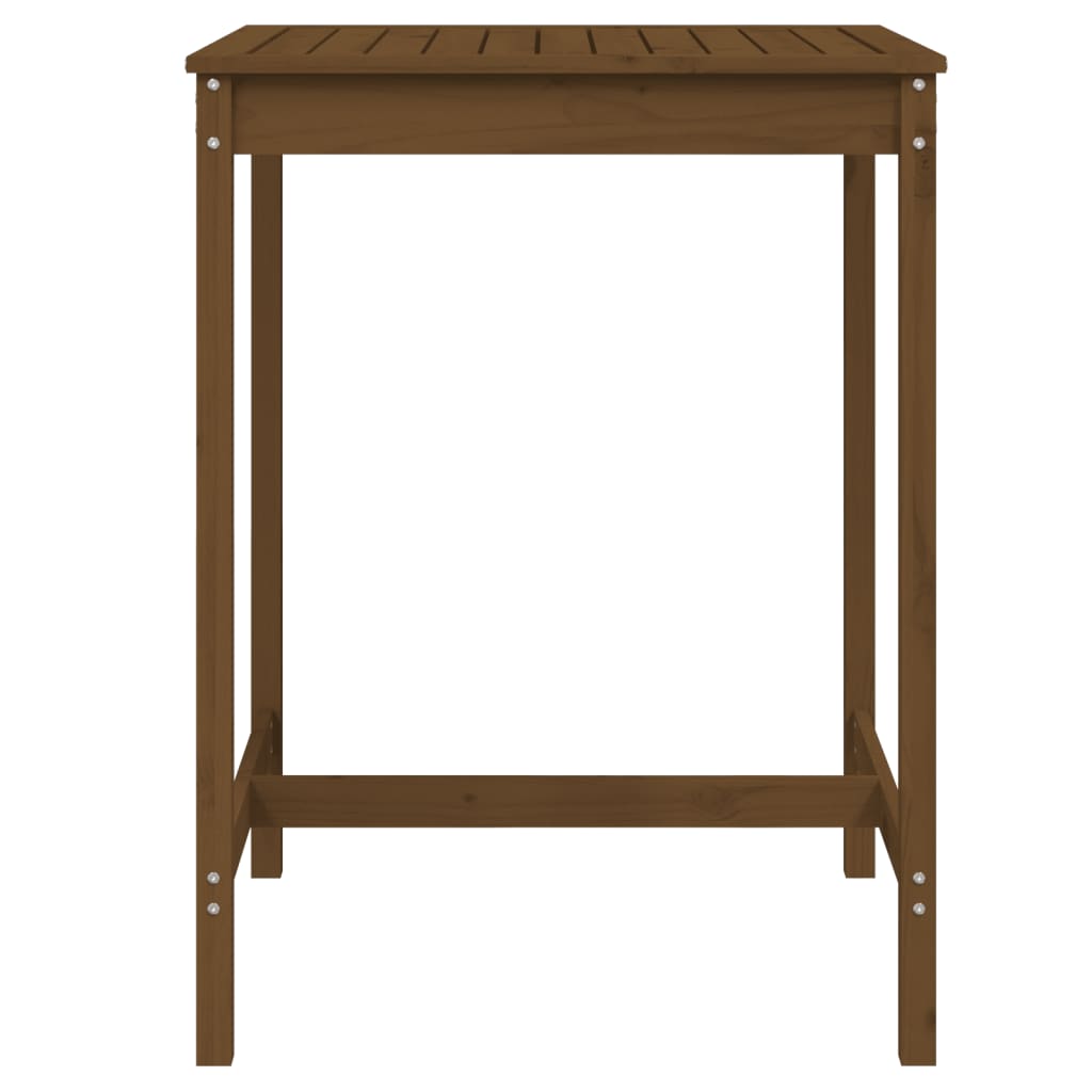 vidaXL Garden Table Honey Brown 82,5x82,5x110 cm Solid Wood Pine