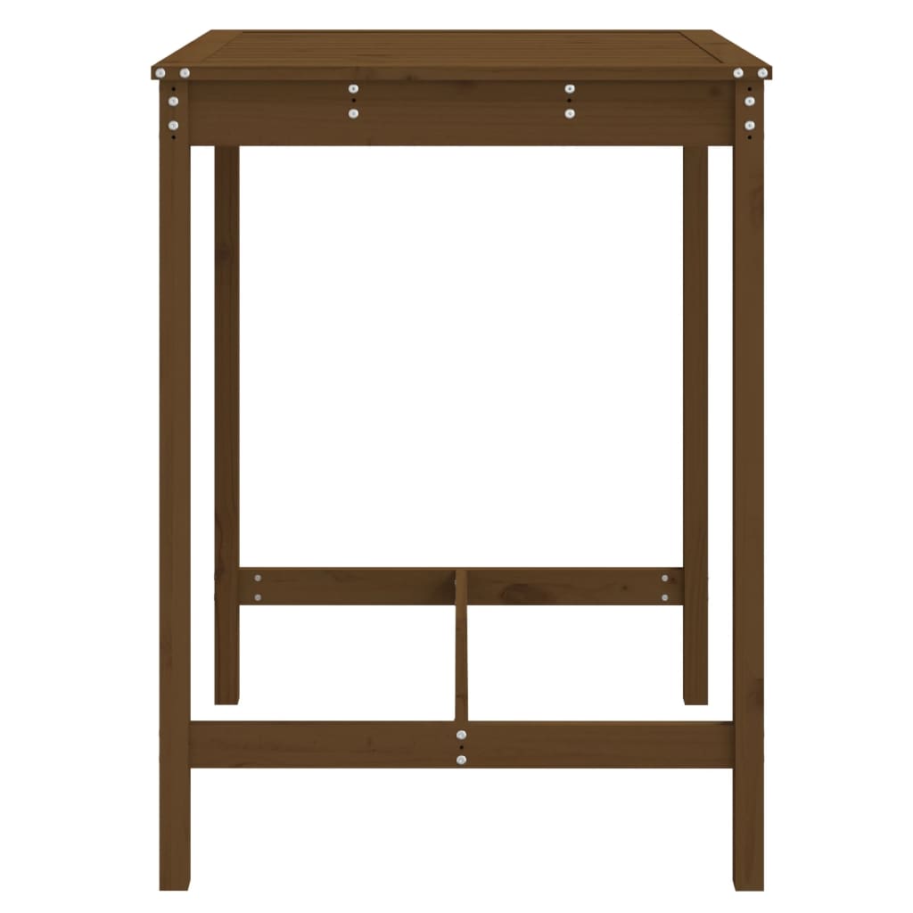 vidaXL Garden Table Honey Brown 82,5x82,5x110 cm Solid Wood Pine