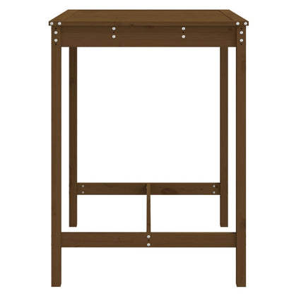 vidaXL Garden Table Honey Brown 82,5x82,5x110 cm Solid Wood Pine