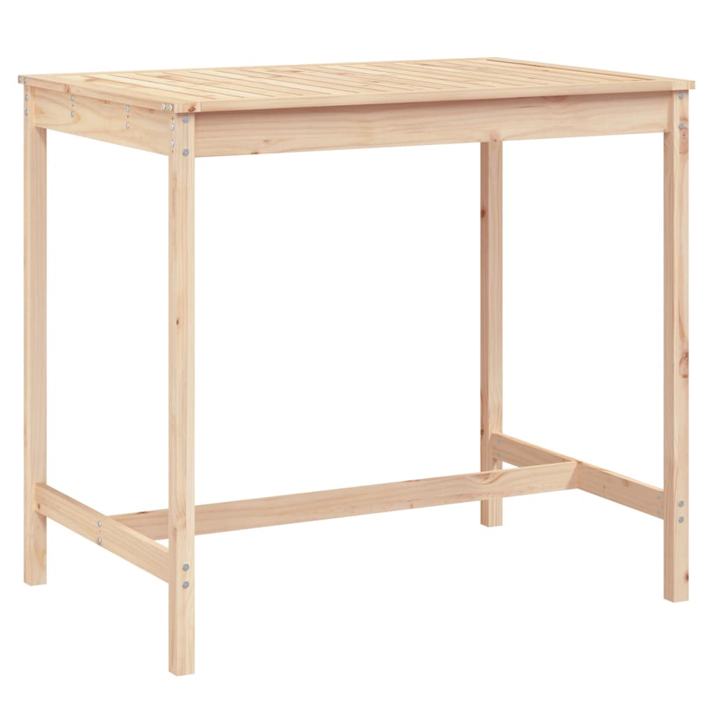 vidaXL Garden Table 121x82,5x110 cm Solid Wood Pine