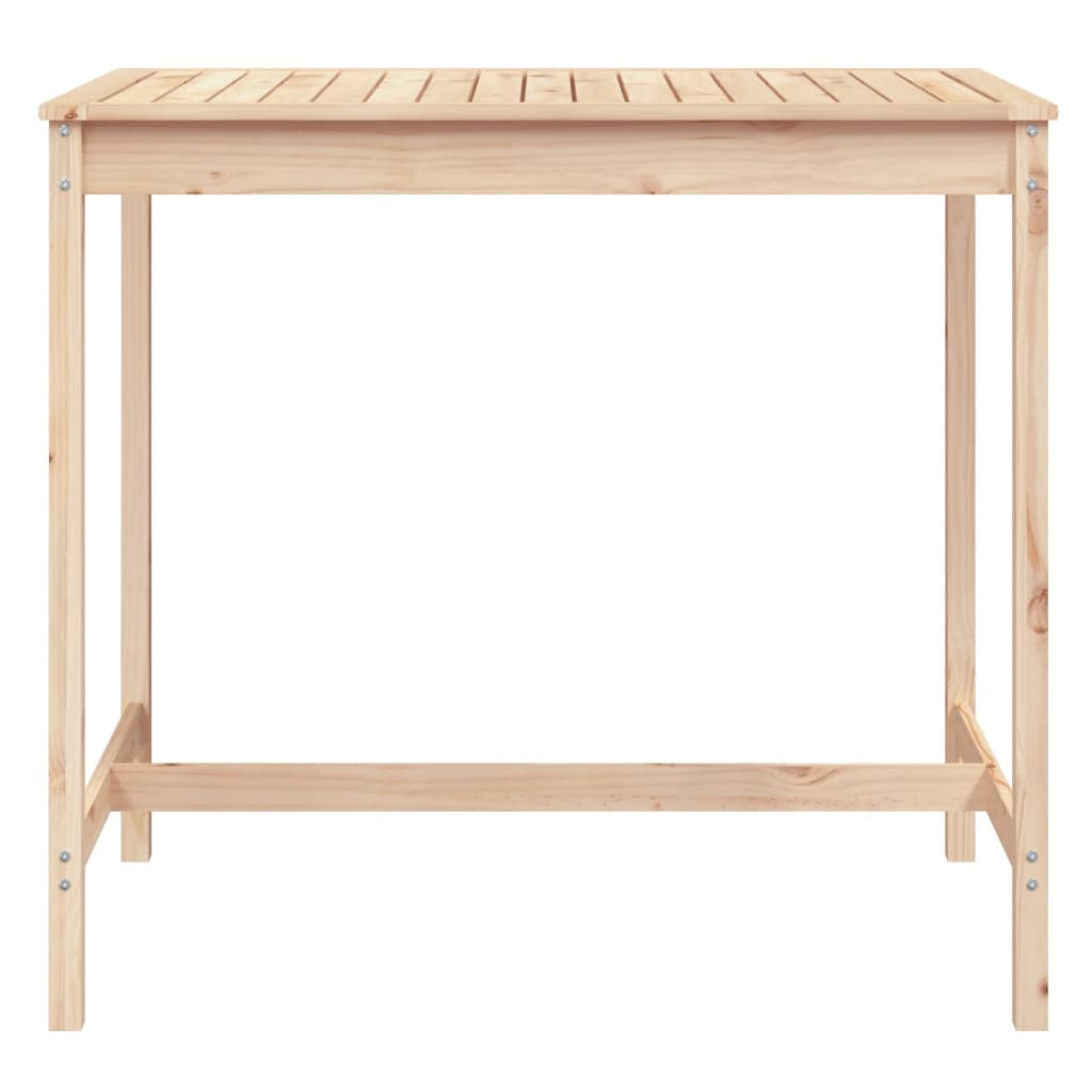 vidaXL Garden Table 121x82.5x110 cm Solid Wood Pine