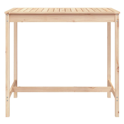 vidaXL Garden Table 121x82.5x110 cm Solid Wood Pine