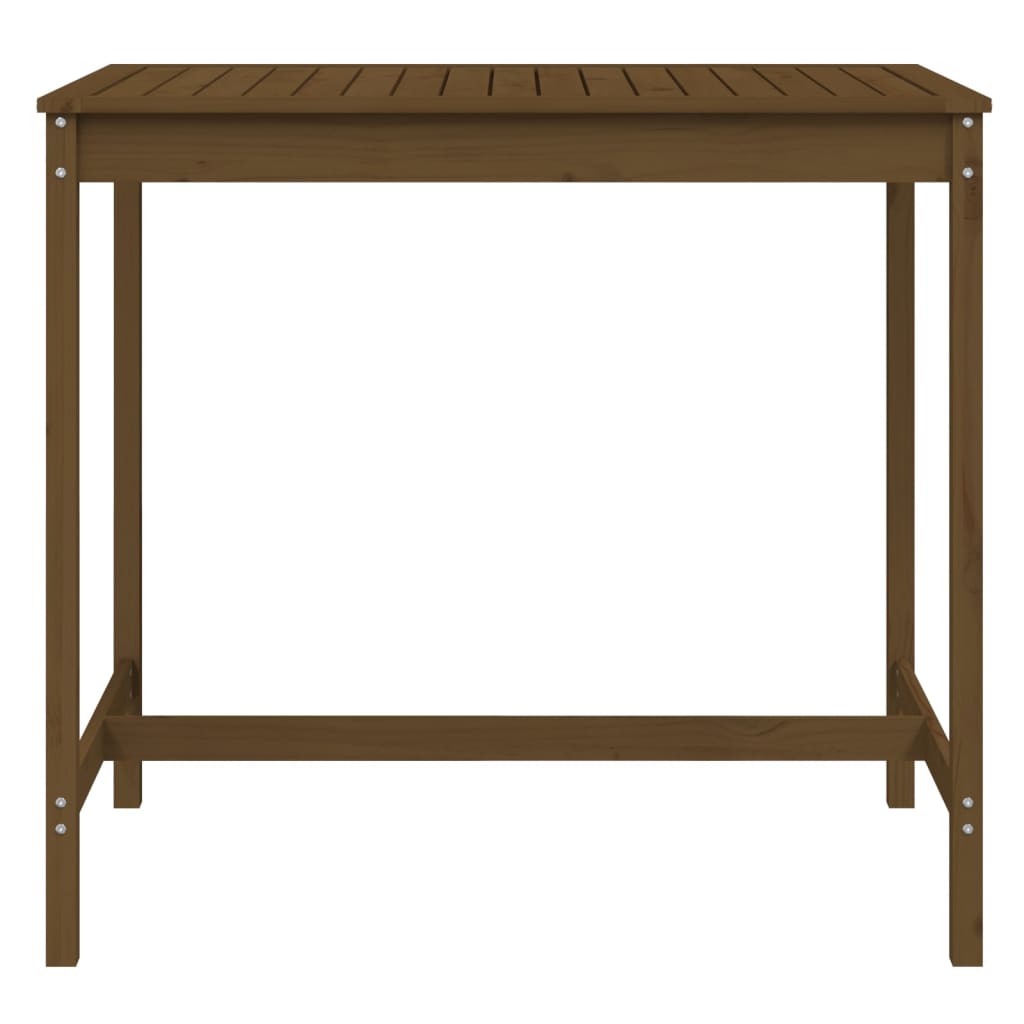 vidaXL Garden Table Honey Brown 121x82.5x110 cm Solid Wood Pine