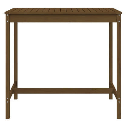 vidaXL Garden Table Honey Brown 121x82,5x110 cm Solid Wood Pine