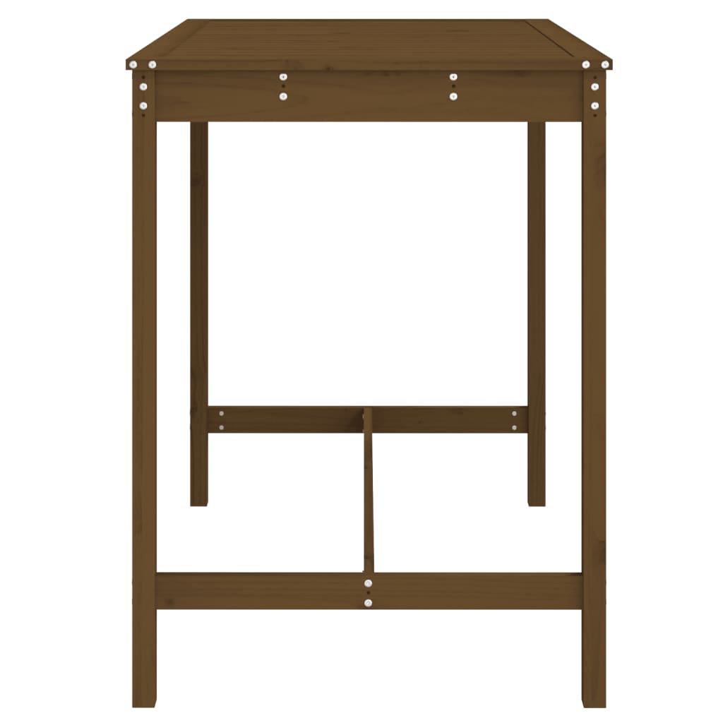 vidaXL Garden Table Honey Brown 121x82,5x110 cm Solid Wood Pine