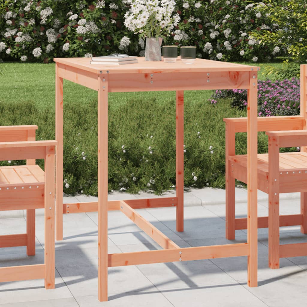 vidaXL Garden Table 121x82,5x110 cm Solid Wood Douglas