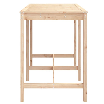vidaXL Garden Table 159,5x82,5x110 cm Solid Wood Pine