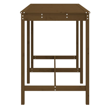 vidaXL Garden Table Honey Brown 159,5x82,5x110 cm Solid Wood Pine