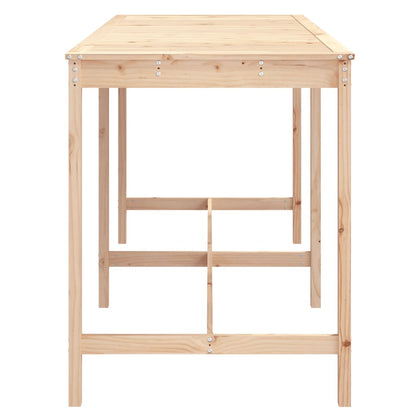vidaXL Garden Table 203.5x90x110 cm Solid Wood Pine
