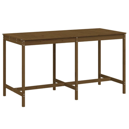 vidaXL Garden Table Honey Brown 203.5x90x110 cm Solid Wood Pine