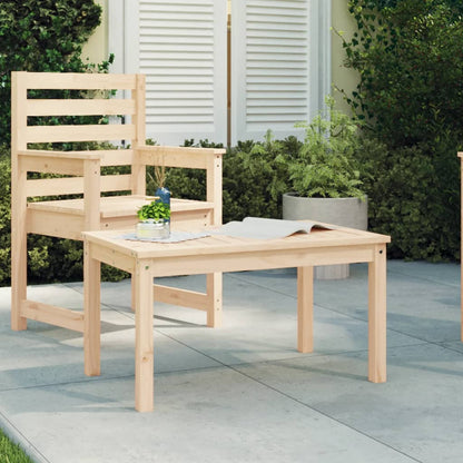 vidaXL Garden Table 82,5x50,5x45 cm Solid Wood Pine