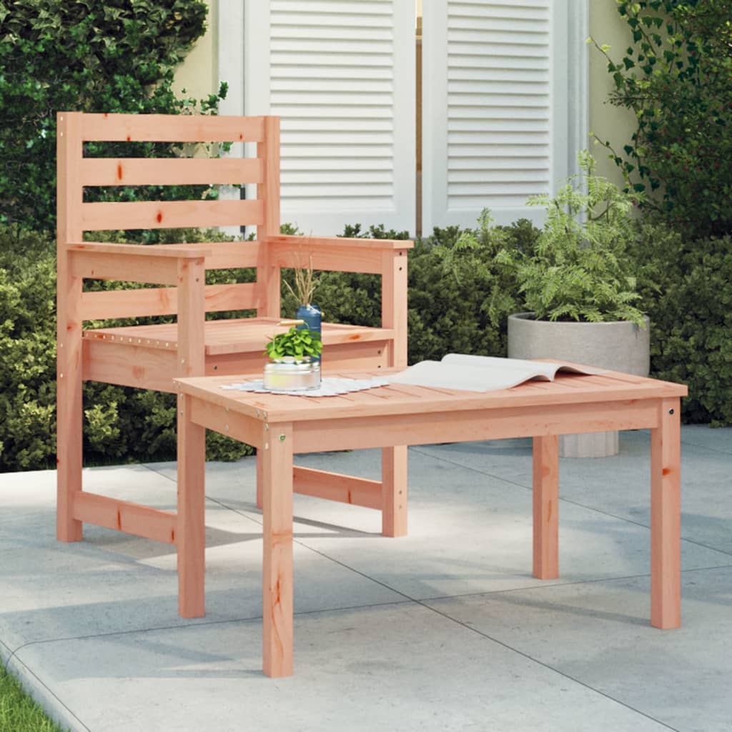vidaXL Garden Table 82,5x50,5x45 cm Solid Wood Douglas