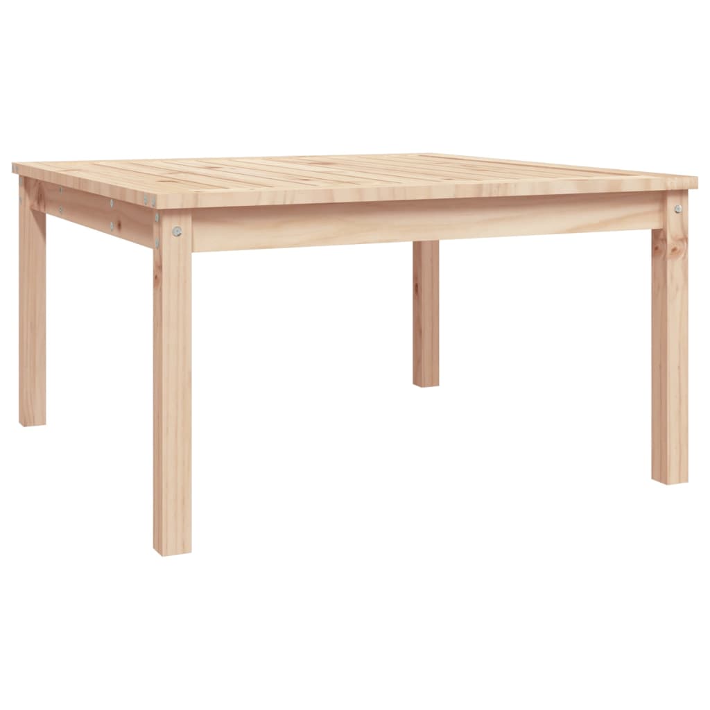 vidaXL Garden Table 82,5x82,5x45 cm Solid Wood Pine